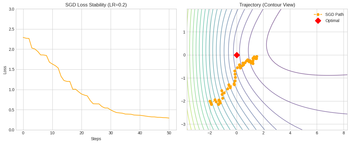 SGD Stability & Trajectory 1